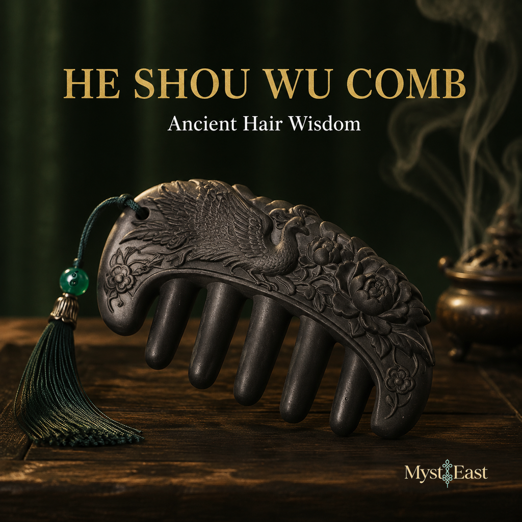 He Shou Wu Massage Comb | 何首乌养生按摩梳