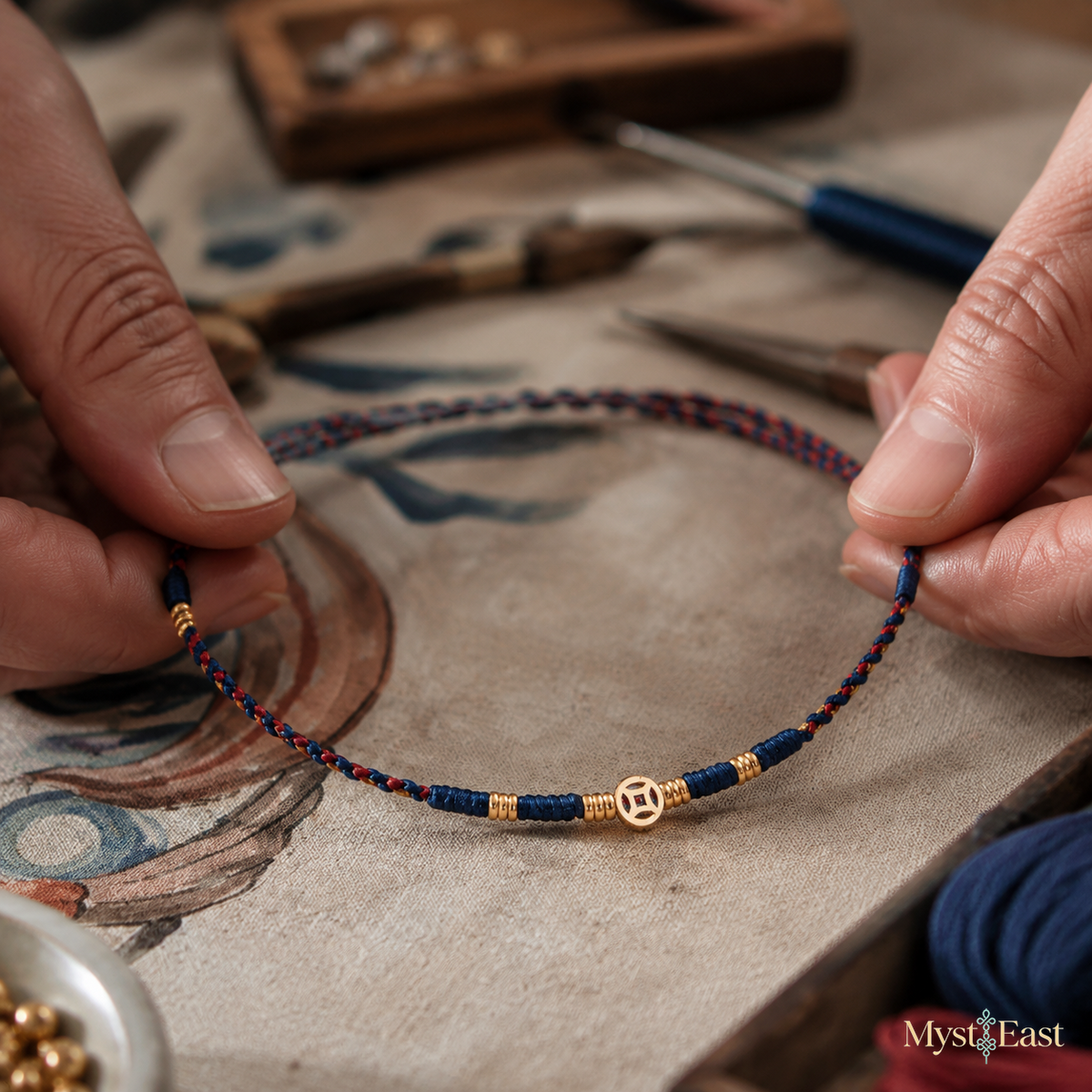 Ancient Coin Anklet