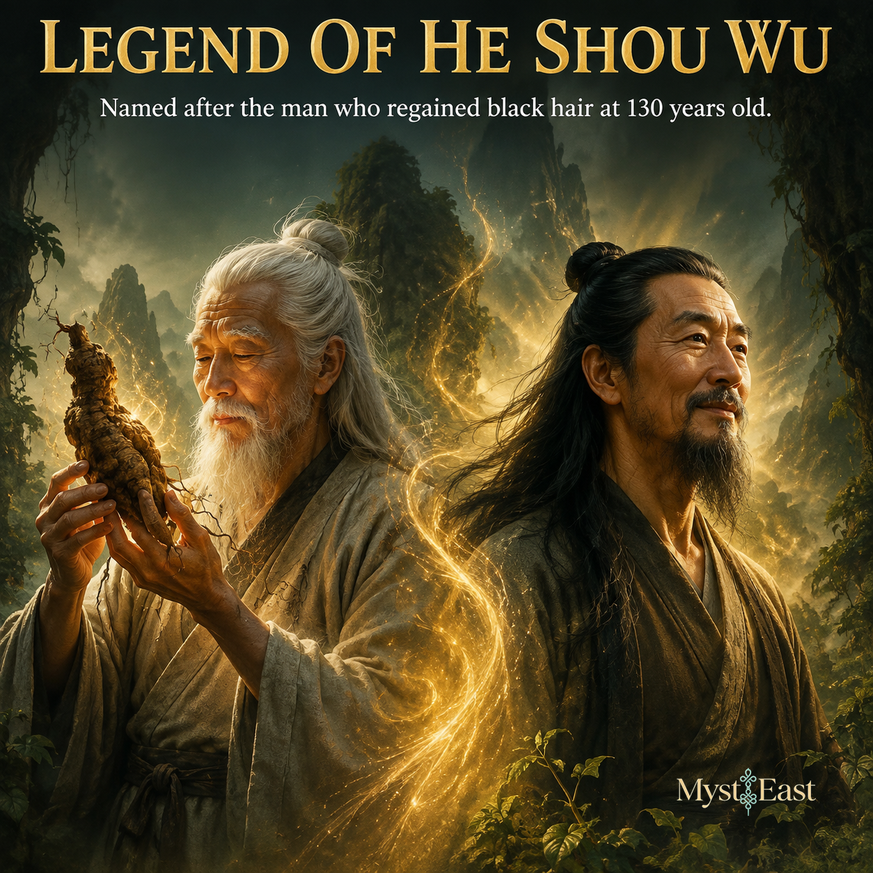 He Shou Wu Massage Comb | 何首乌养生按摩梳