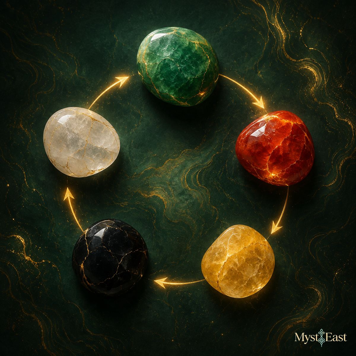 Five Elements Rainbow Incense Necklace