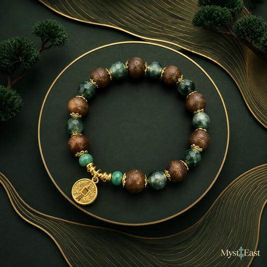 Emerald Gold Incense Bracelet