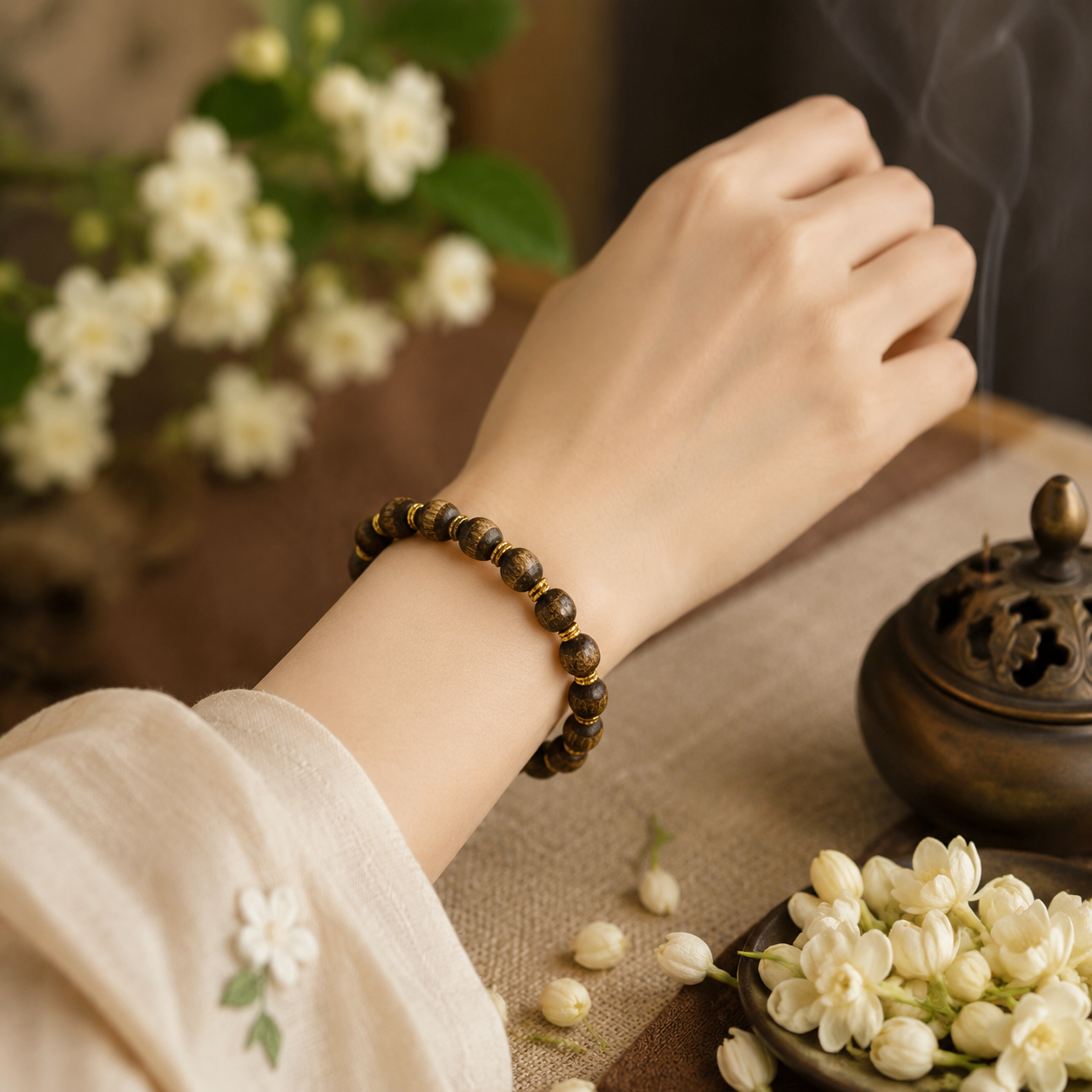 Jasmine Incense Bracelet