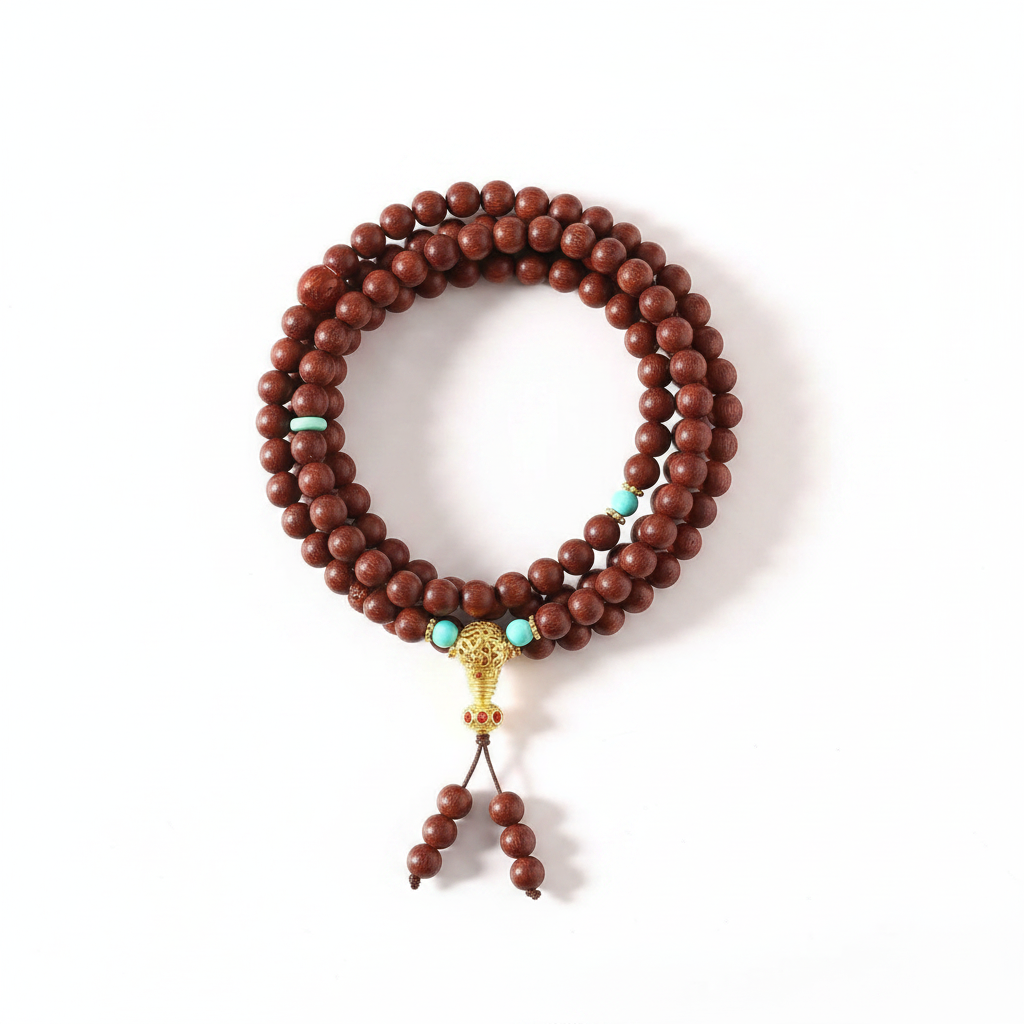 Zitan True Dragon Calming Incense Bracelet - Main Product Image