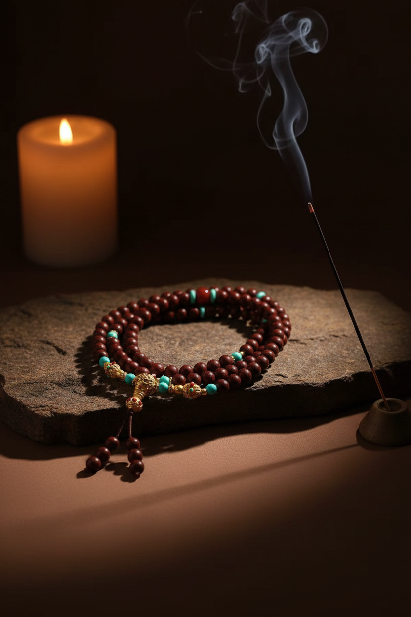Zitan Incense Bracelet - Zen Lifestyle Scene