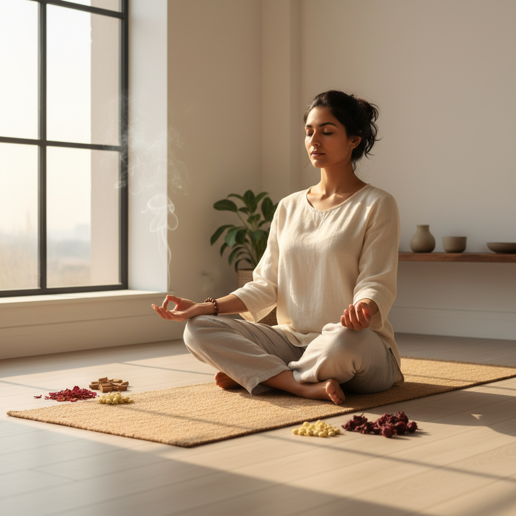 Five Herbs Natural Blend - meditation lifestyle