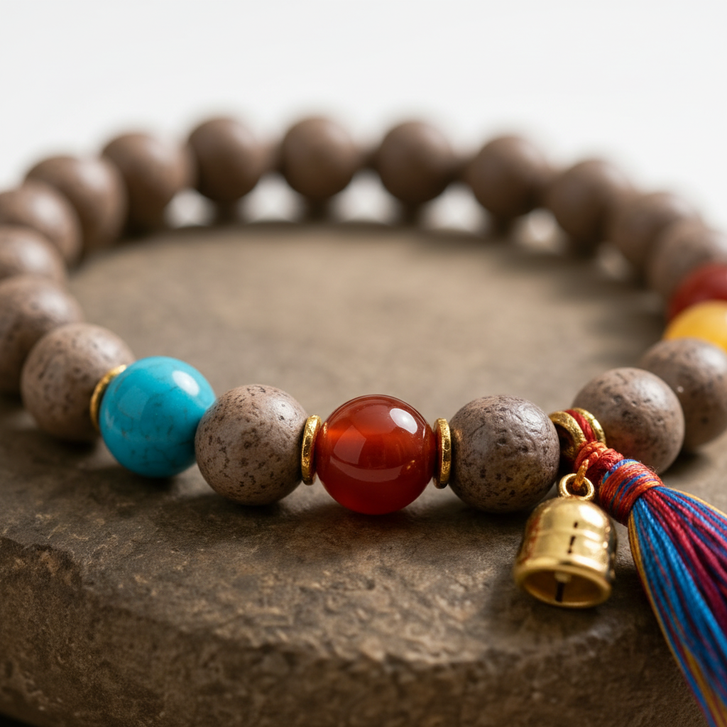 Gourd harmony bracelet close-up bead detail